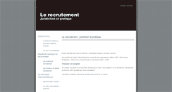 Desktop Screenshot of infos-recrutement.com