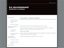 Tablet Screenshot of infos-recrutement.com